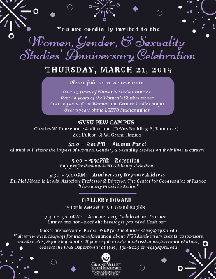 WGS Anniversary Celebration Flyer